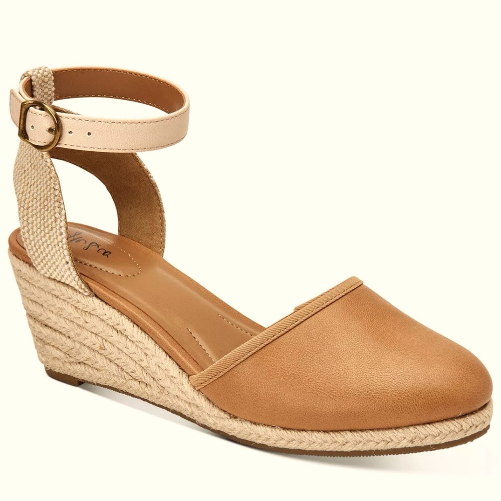 Style & Co Mailena Espadrille Wedge Sandals